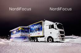 28.11.2013, Kuusamo, Finland (FIN): the waxing truck of team Germany - FIS world cup nordic combined, Kuusamo (FIN). www.nordicfocus.com. © Laiho/NordicFocus. Every downloaded picture is fee-liable.