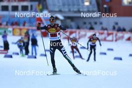 14.12.2013, Ramsau, Austria (AUT): Samuel Costa (ITA) - FIS world cup nordic combined, team sprint HS98/2x7.5km, Ramsau (AUT). www.nordicfocus.com. © Mandl/NordicFocus. Every downloaded picture is fee-liable.