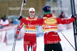 14.12.2013, Ramsau, Austria (AUT): Joergen Graabak (NOR), Mikko Kokslien (NOR) - FIS world cup nordic combined, team sprint HS98/2x7.5km, Ramsau (AUT). www.nordicfocus.com. © Mandl/NordicFocus. Every downloaded picture is fee-liable.