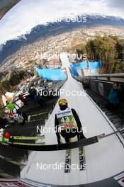 03.01.2013, Innsbruck, Austria (AUT):  Noriaki Kasai (JPN), Fischer - FIS world cup ski jumping, four hills tournament, individual HS130 qualification, Innsbruck (AUT). www.nordicfocus.com. © Laiho/NordicFocus. Every downloaded picture is fee-liable.