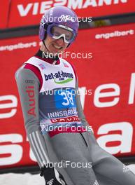 04.01.2013, Innsbruck, Austria (AUT):  Martin Schmitt (GER), Fluege.de - FIS world cup ski jumping, four hills tournament, individual HS130, Innsbruck (AUT). www.nordicfocus.com. © Laiho/NordicFocus. Every downloaded picture is fee-liable.