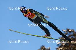 25.01.2013, Vikersund, Norway (NOR):  Gregor Schlierenzauer (AUT), Fischer - FIS world cup ski flying, training, Vikersund (NOR). www.nordicfocus.com. © Laiho/NordicFocus. Every downloaded picture is fee-liable.