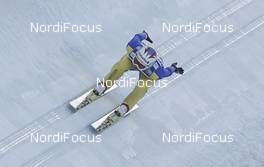 03.02.2013, Harrachov, Czech Republic (CZE): Simon Ammann (SUI), Fischer, ODLO  - FIS world cup ski flying, individual HS205, Harrachov (CZE). www.nordicfocus.com. © Domanski/NordicFocus. Every downloaded picture is fee-liable.