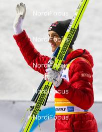 16.02.2013, Oberstdorf, Germany (GER): Gregor Schlierenzauer (AUT), Fischer  - FIS world cup ski flying, individual HS213, Oberstdorf (GER). www.nordicfocus.com. © Laiho/NordicFocus. Every downloaded picture is fee-liable.