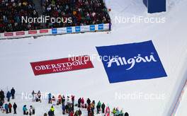 17.02.2013, Oberstdorf, Germany (GER): general view at the stadium  - FIS world cup ski flying, team HS213, Oberstdorf (GER). www.nordicfocus.com. © Laiho/NordicFocus. Every downloaded picture is fee-liable.