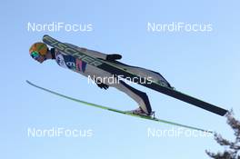 22.03.2013, Planica, Slovenia (SLO): Kaarel Nurmsalu (EST) - FIS world cup ski flying, individual HS215, Planica (SLO). www.nordicfocus.com. © Manzoni/NordicFocus. Every downloaded picture is fee-liable.
