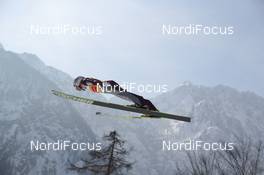 23.03.2013, Planica, Slovenia (SLO): Stefan Kraft (AUT), Fischer - FIS world cup ski flying, team HS215, Planica (SLO). www.nordicfocus.com. © Manzoni/NordicFocus. Every downloaded picture is fee-liable.