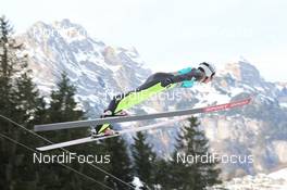 22.12.2013, Engelberg, Switzerland (SUI): Nicholas Fairall (USA)  - FIS world cup ski jumping, individual HS137, Engelberg (SUI). www.nordicfocus.com. © Manzoni/NordicFocus. Every downloaded picture is fee-liable.