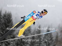 22.02.2013, Val di Fiemme, Italy (ITA):  Coline Mattel (FRA), Fluege.de - FIS nordic world ski championships, ski jumping ladies, individual HS106, Val di Fiemme (ITA). www.nordicfocus.com. © Laiho/NordicFocus. Every downloaded picture is fee-liable.