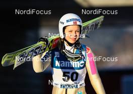 07.12.2013, Lillehammer, Norway (NOR): Maren Lundby (NOR), Fischer - FIS world cup ski jumping ladies, individual HS106, Lillehammer (NOR). www.nordicfocus.com. © Laiho/NordicFocus. Every downloaded picture is fee-liable.