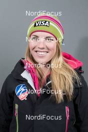 06.12.2013, Lillehammer, Norway (NOR): Abby Hughes (USA) - FIS world cup ski jumping ladies, FIS and Supplier preseason photoshooting, Lillehammer (NOR). www.nordicfocus.com. © Manzoni/NordicFocus. Every downloaded picture is fee-liable.
