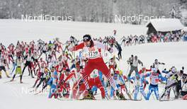 20.01.2013, Lienz, Austria (AUT): Markus Bader (AUT) at the start - FIS Marathon Cup Dolomitenlauf, Lienz (AUT). www.nordicfocus.com. © Felgenhauer/NordicFocus. Every downloaded picture is fee-liable.