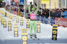 27.01.2013, Val di Fassa/Val di Fiemme, Italy (ITA): Laila Kveli (NOR) - FIS Marathon Cup Marcialonga, Val di Fassa/Val di Fiemme (ITA). www.nordicfocus.com. © Rauschendorfer/NordicFocus. Every downloaded picture is fee-liable.