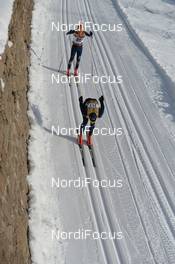 27.01.2013, Val di Fassa/Val di Fiemme, Italy (ITA): l-r: Stian Hoelgaard (NOR), Erik Melin Soederstrom (SWE) - FIS Marathon Cup Marcialonga, Val di Fassa/Val di Fiemme (ITA). www.nordicfocus.com. © Rauschendorfer/NordicFocus. Every downloaded picture is fee-liable.