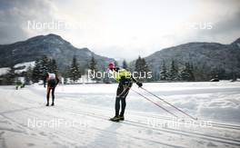 09.-10.02.2013, St. Johann, Austria (AUT): racing in glaring backlight - Int. Tiroler Koasaloppet, St. Johann (AUT). www.nordicfocus.com. © Felgenhauer/NordicFocus. Every downloaded picture is fee-liable.
