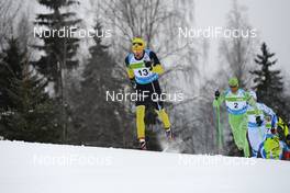 17.02.2013, Tartu, Estonia (EST): l-r: Anders Myrland (NOR), Anders Aukland (NOR) - FIS Marathon Cup Tartumarathon, Tartu (EST). www.nordicfocus.com. © Rauschendorfer/NordicFocus. Every downloaded picture is fee-liable.
