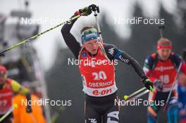 05.01.2014, Oberhof, Germany (GER): Lukas Hofer (ITA) - IBU world cup biathlon, mass men, Oberhof (GER). www.nordicfocus.com. © Manzoni/NordicFocus. Every downloaded picture is fee-liable.