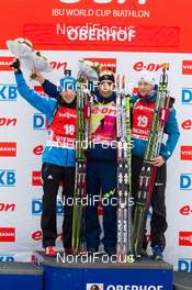 05.01.2014, Oberhof, Germany (GER): Alexey Volkov (RUS), Martin Fourcade (FRA), Tarjei Boe (NOR) - IBU world cup biathlon, mass men, Oberhof (GER). www.nordicfocus.com. © Manzoni/NordicFocus. Every downloaded picture is fee-liable.