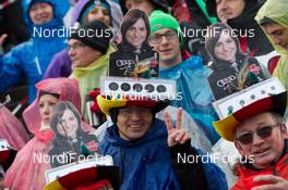 05.01.2014, Oberhof, Germany (GER): Biathlon Feature: Fans of Andrea Henkel - IBU world cup biathlon, mass men, Oberhof (GER). www.nordicfocus.com. © Manzoni/NordicFocus. Every downloaded picture is fee-liable.