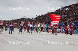 05.01.2014, Oberhof, Germany (GER): Biathlon Feature: Start of the last race in Oberhof  - IBU world cup biathlon, mass women, Oberhof (GER). www.nordicfocus.com. © Manzoni/NordicFocus. Every downloaded picture is fee-liable.