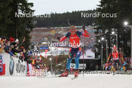 04.01.2014, Oberhof, Germany (GER): Alexey Volkov (RUS) - IBU world cup biathlon, pursuit men, Oberhof (GER). www.nordicfocus.com. © Manzoni/NordicFocus. Every downloaded picture is fee-liable.