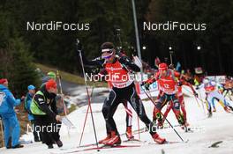 04.01.2014, Oberhof, Germany (GER): Benjamin Weger (SUI) - IBU world cup biathlon, pursuit men, Oberhof (GER). www.nordicfocus.com. © Manzoni/NordicFocus. Every downloaded picture is fee-liable.