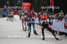 04.01.2014, Oberhof, Germany (GER): Serafin Wiestner (SUI) - IBU world cup biathlon, pursuit men, Oberhof (GER). www.nordicfocus.com. © Manzoni/NordicFocus. Every downloaded picture is fee-liable.