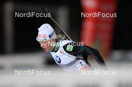 04.01.2014, Oberhof, Germany (GER): Kaisa Maekaeraeinen (FIN) - IBU world cup biathlon, pursuit women, Oberhof (GER). www.nordicfocus.com. © Manzoni/NordicFocus. Every downloaded picture is fee-liable.