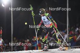 04.01.2014, Oberhof, Germany (GER): Marie Dorin (FRA) - IBU world cup biathlon, pursuit women, Oberhof (GER). www.nordicfocus.com. © Manzoni/NordicFocus. Every downloaded picture is fee-liable.