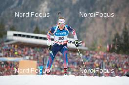 11.01.2014, Ruhpolding, Germany (GER): Lowell Bailey (USA) - IBU world cup biathlon, individual men, Ruhpolding (GER). www.nordicfocus.com. © Manzoni/NordicFocus. Every downloaded picture is fee-liable.