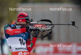 11.01.2014, Ruhpolding, Germany (GER): Evgeny Ustyugov (RUS) - IBU world cup biathlon, individual men, Ruhpolding (GER). www.nordicfocus.com. © Manzoni/NordicFocus. Every downloaded picture is fee-liable.