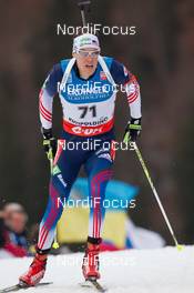 11.01.2014, Ruhpolding, Germany (GER): Leif Nordgren (USA) - IBU world cup biathlon, individual men, Ruhpolding (GER). www.nordicfocus.com. © Manzoni/NordicFocus. Every downloaded picture is fee-liable.