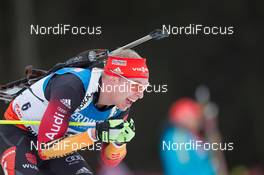 11.01.2014, Ruhpolding, Germany (GER): Daniel Boehm (GER) - IBU world cup biathlon, individual men, Ruhpolding (GER). www.nordicfocus.com. © Manzoni/NordicFocus. Every downloaded picture is fee-liable.