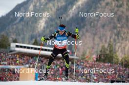11.01.2014, Ruhpolding, Germany (GER): Jean Guillaume Beatrix (FRA) - IBU world cup biathlon, individual men, Ruhpolding (GER). www.nordicfocus.com. © Manzoni/NordicFocus. Every downloaded picture is fee-liable.