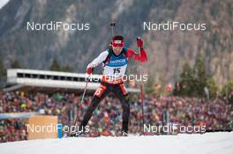 11.01.2014, Ruhpolding, Germany (GER): Jean Philippe Leguellec (CAN) - IBU world cup biathlon, individual men, Ruhpolding (GER). www.nordicfocus.com. © Manzoni/NordicFocus. Every downloaded picture is fee-liable.