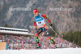 11.01.2014, Ruhpolding, Germany (GER): Michal Slesingr (CZE) - IBU world cup biathlon, individual men, Ruhpolding (GER). www.nordicfocus.com. © Manzoni/NordicFocus. Every downloaded picture is fee-liable.