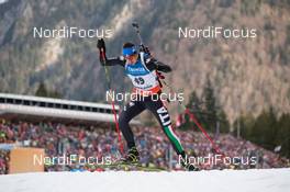 11.01.2014, Ruhpolding, Germany (GER): Dominik Windisch (ITA) - IBU world cup biathlon, individual men, Ruhpolding (GER). www.nordicfocus.com. © Manzoni/NordicFocus. Every downloaded picture is fee-liable.