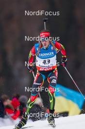 11.01.2014, Ruhpolding, Germany (GER): Jaroslav Soukup (CZE) - IBU world cup biathlon, individual men, Ruhpolding (GER). www.nordicfocus.com. © Manzoni/NordicFocus. Every downloaded picture is fee-liable.
