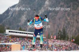 11.01.2014, Ruhpolding, Germany (GER): Serguei Sednev (UKR) - IBU world cup biathlon, individual men, Ruhpolding (GER). www.nordicfocus.com. © Manzoni/NordicFocus. Every downloaded picture is fee-liable.