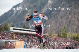 11.01.2014, Ruhpolding, Germany (GER): Simon Eder (AUT) - IBU world cup biathlon, individual men, Ruhpolding (GER). www.nordicfocus.com. © Manzoni/NordicFocus. Every downloaded picture is fee-liable.