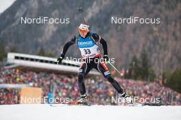 11.01.2014, Ruhpolding, Germany (GER): Michail Kletcherov (BUL) - IBU world cup biathlon, individual men, Ruhpolding (GER). www.nordicfocus.com. © Manzoni/NordicFocus. Every downloaded picture is fee-liable.