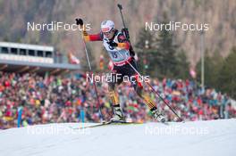 10.01.2014, Ruhpolding, Germany (GER): Andrea Henkel (GER)  - IBU world cup biathlon, individual women, Ruhpolding (GER). www.nordicfocus.com. © Manzoni/NordicFocus. Every downloaded picture is fee-liable.