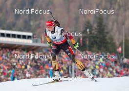 10.01.2014, Ruhpolding, Germany (GER): Franziska Hildebrand (GER)  - IBU world cup biathlon, individual women, Ruhpolding (GER). www.nordicfocus.com. © Manzoni/NordicFocus. Every downloaded picture is fee-liable.