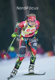 10.01.2014, Ruhpolding, Germany (GER): Gabriela Soukalova (CZE)  - IBU world cup biathlon, individual women, Ruhpolding (GER). www.nordicfocus.com. © Manzoni/NordicFocus. Every downloaded picture is fee-liable.