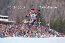 10.01.2014, Ruhpolding, Germany (GER): Veronika Vitkova (CZE)  - IBU world cup biathlon, individual women, Ruhpolding (GER). www.nordicfocus.com. © Manzoni/NordicFocus. Every downloaded picture is fee-liable.