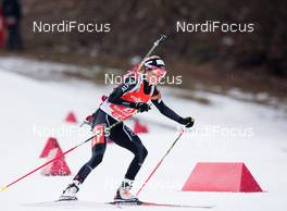 12.01.2014, Ruhpolding, Germany (GER): Elisa Gasparin (SUI)  - IBU world cup biathlon, pursuit women, Ruhpolding (GER). www.nordicfocus.com. © Manzoni/NordicFocus. Every downloaded picture is fee-liable.