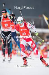12.01.2014, Ruhpolding, Germany (GER): Weronika Novakowska (POL)  - IBU world cup biathlon, pursuit women, Ruhpolding (GER). www.nordicfocus.com. © Manzoni/NordicFocus. Every downloaded picture is fee-liable.