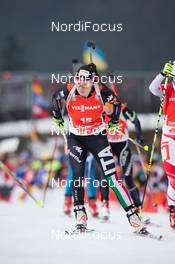 12.01.2014, Ruhpolding, Germany (GER): Dorothea Wierer (ITA)  - IBU world cup biathlon, pursuit women, Ruhpolding (GER). www.nordicfocus.com. © Manzoni/NordicFocus. Every downloaded picture is fee-liable.