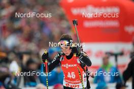 12.01.2014, Ruhpolding, Germany (GER): Aita Gasparin (SUI)  - IBU world cup biathlon, pursuit women, Ruhpolding (GER). www.nordicfocus.com. © Manzoni/NordicFocus. Every downloaded picture is fee-liable.