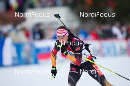 08.01.2014, Ruhpolding, Germany (GER): Evi Sachenbacher (GER)  - IBU world cup biathlon, relay women, Ruhpolding (GER). www.nordicfocus.com. © Manzoni/NordicFocus. Every downloaded picture is fee-liable.